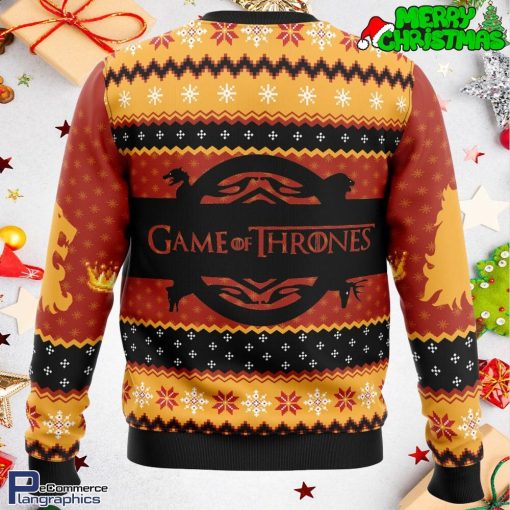 game of thrones house lannister all over print ugly christmas sweater 3 ufqwz8
