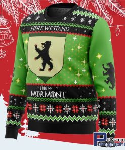 game of thrones house mormont all over print ugly christmas sweater 2 bcil0a