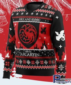 game of thrones house targaryen all over print ugly christmas sweater 2 rgvkuf