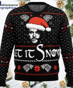 game of thrones let it snow all over print ugly christmas sweater 1 xcyvtr