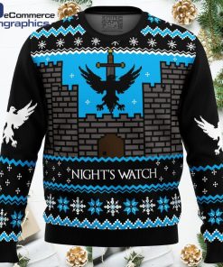 game of thrones nights watch all over print ugly christmas sweater 1 snhn4r