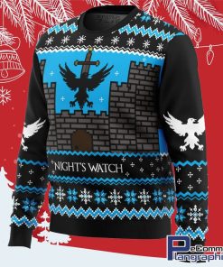 game of thrones nights watch all over print ugly christmas sweater 2 e0teky