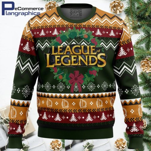 game on christmas league of legends all over print ugly christmas sweater 1 ttjxdw