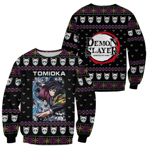 giyu tomioka demon slayer anime aop ugly sweatshirt sweater 1 vz2qbf