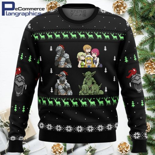 goblin slayer sprites ugly christmas sweater 1 ivsssa