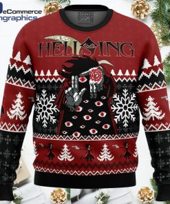 god with us hellsing all over print ugly christmas sweater 1 f90m9t