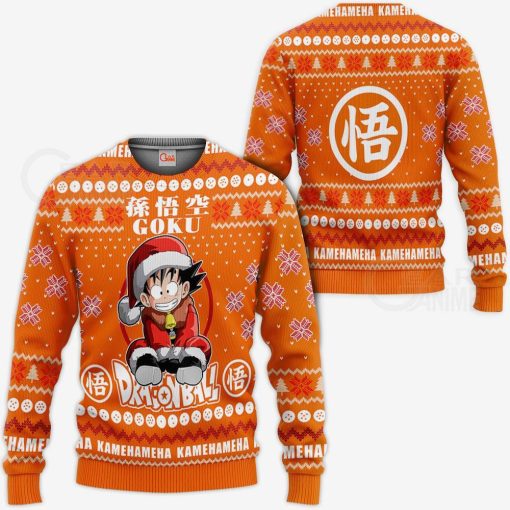 goku kid dragon ball anime aop ugly sweatshirt sweater 1 j1psvr
