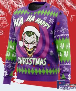 ha ha ha happy christmas joker christmas sweater 2 cdc5cz