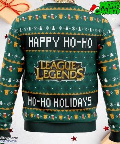happy ho ho ho holidays league of legends ugly christmas sweater 3 lnw9vd