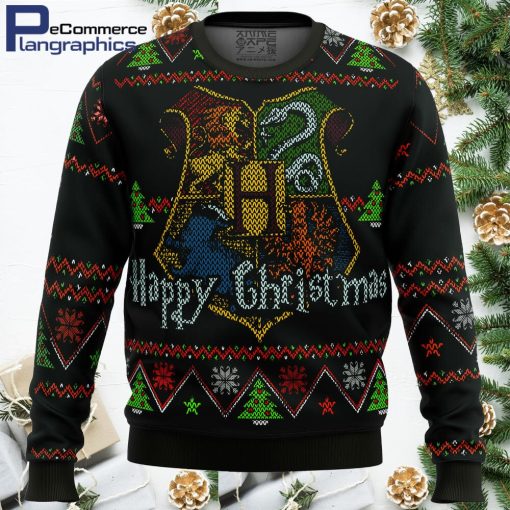 harry potter happy christmas all over print ugly christmas sweater 1 mce06c