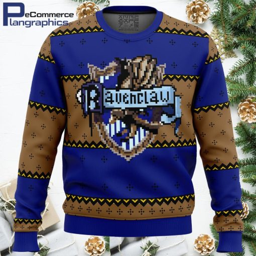 harry potter ravenclaw all over print ugly christmas sweater 1 kxsrx0