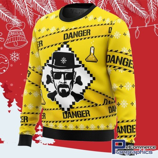 heisenberg breaking bad christmas all over print ugly christmas sweater 2 lz4v2r