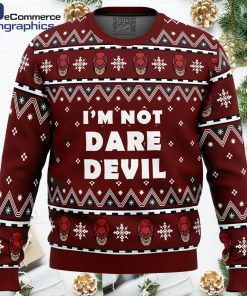 im not daredevil marvel all over print ugly christmas sweater 1 oznalj