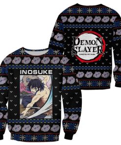 inosuke demon slayer anime aop ugly sweatshirt sweater 1 uz6diz