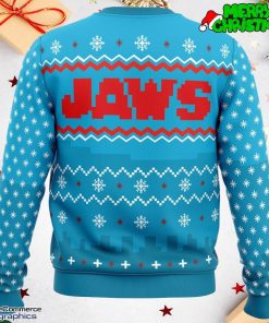 jaws all over print ugly christmas sweater 3 ysbehu