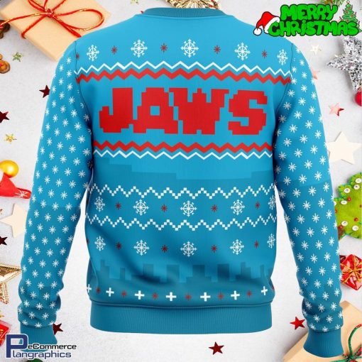 jaws all over print ugly christmas sweater 3 ysbehu