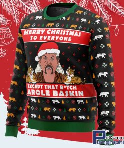 joe exotic tiger king all over print ugly christmas sweater 2 s0bqoi