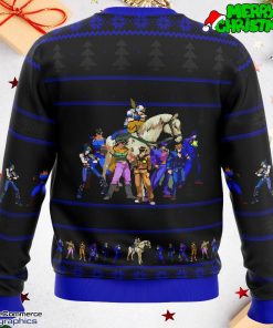 jojos bizarre adventure generations all over print ugly christmas sweater 3 jz1age