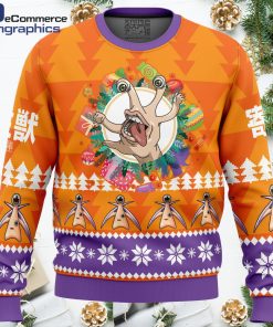 jolly parasitic beasts all over print ugly christmas sweater 1 el0ckb