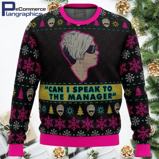 karen talks to manager meme ugly christmas sweater 1 wcn0i2