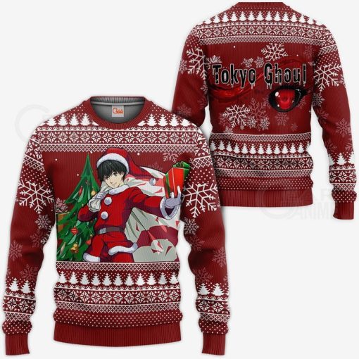 ken kaneki santa tokyo ghoul anime xmas ugly sweatshirt sweater 1 w9igiv