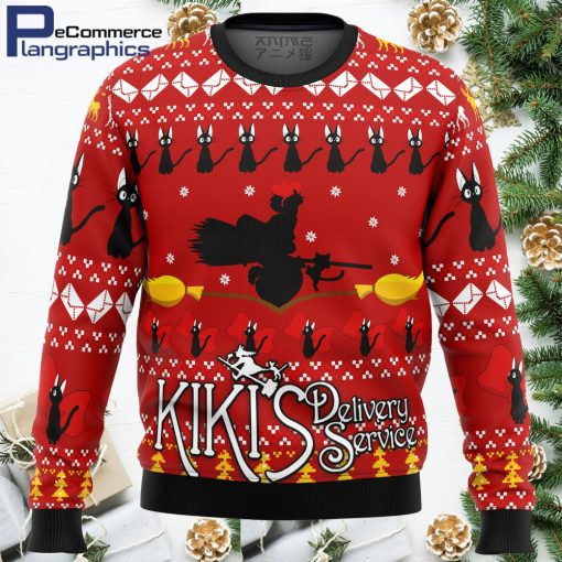 kikis delivery service ugly christmas sweater 1 lsgksp