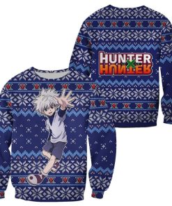 killua hunter x hunter anime ugly sweatshirt sweater 1 actoh0