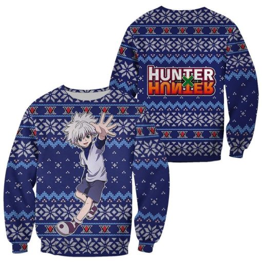 killua hunter x hunter anime ugly sweatshirt sweater 1 actoh0