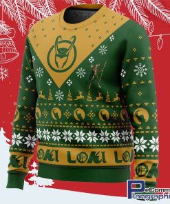 let earth receive her king loki marvel ugly christmas sweater 2 vvfhsb