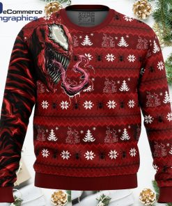 let there be christmas carnage marvel ugly christmas sweater 1 ioomq9