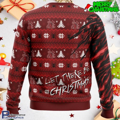 let there be christmas carnage marvel ugly christmas sweater 3 nvm66r