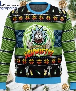 lets get schwifty rick and morty ugly christmas sweater 1 wfnua6