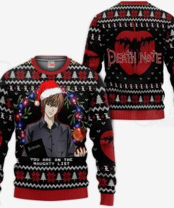 light yagami death note anime aop ugly sweatshirt sweater 1 hy0din
