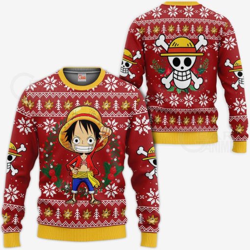 luffy one piece anime ugly sweatshirt sweater 1 kkjy2z