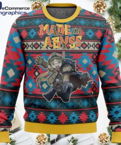 made in abyss alt all over print ugly christmas sweater 1 fnyg5g