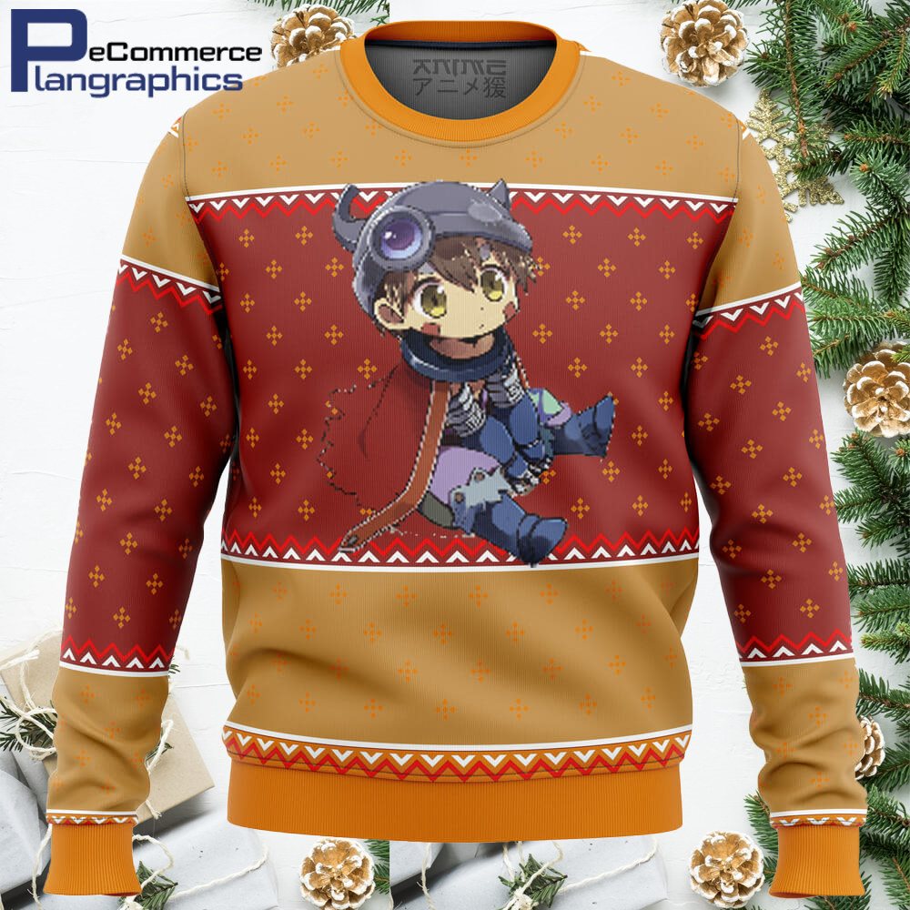 Made In Abyss Reg All Over Print Ugly Christmas Sweater