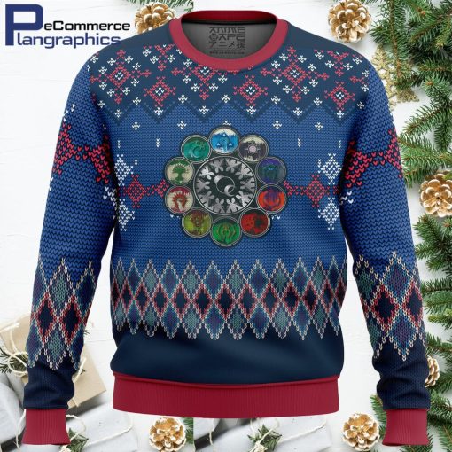 magic the gathering ravnica ugly christmas sweater 1 wc5di2