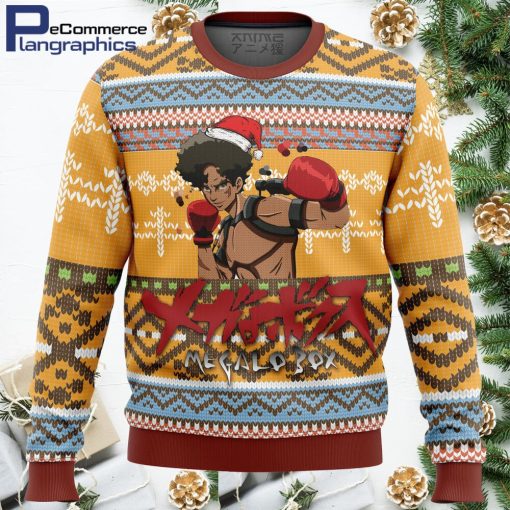 megalo box alt all over print ugly christmas sweater 1 g3xg2s