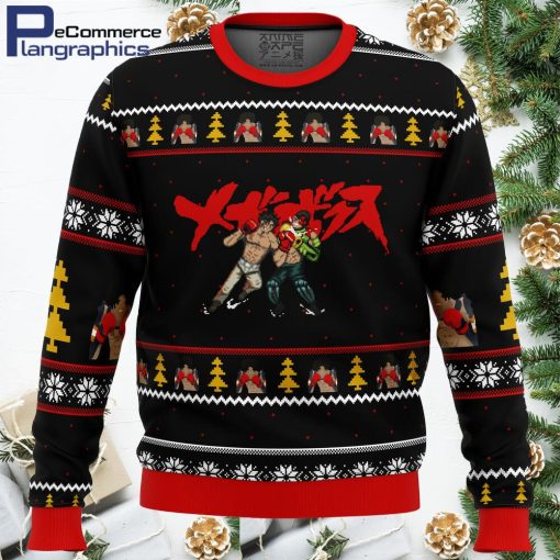 megalo box sprites all over print ugly christmas sweater 1 n5qvuy
