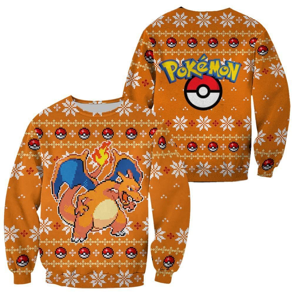 Pokemon Charizard Ugly Sweatshirt, Sweater