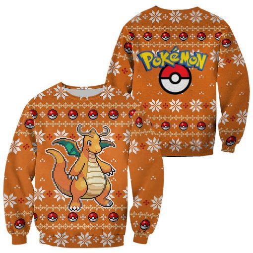 pokemon dragonite ugly sweatshirt sweater 1 faehdn