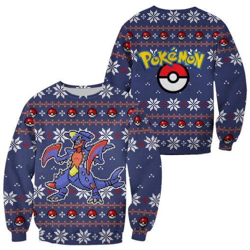 pokemon garchomp ugly sweatshirt sweater 1 ytkwkl