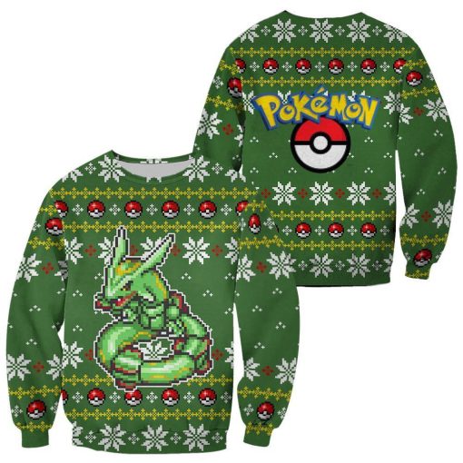 pokemon rayquaza ugly sweatshirt sweater 1 vcunai