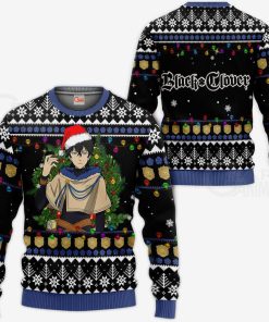 yuno black clover anime ugly sweatshirt sweater 1 bvbvnn
