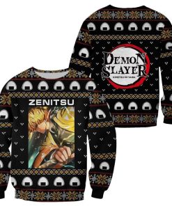 zenitsu agatsuma demon slayer ugly sweatshirt sweater 1 ufaws6