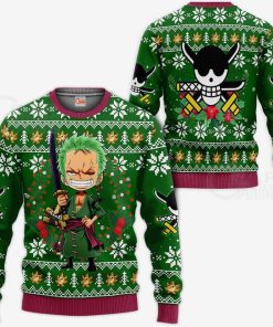 zoro one piece anime aop ugly sweatshirt sweater 1 omfiu5