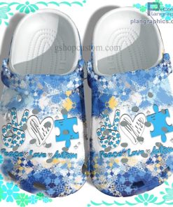 april wear blue crocs clog shoes jInbV