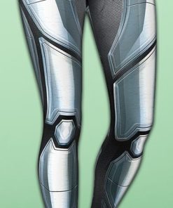 3d iron metal armor yoga leggings 1 Gnd3d