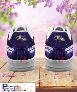 baltimore ravens air sneakers mascot thunder style custom nfl air force 1 shoes 184 2Tfq8