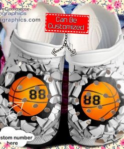 basketball crocs basketball personalized broken wall clog shoes 1 m6Kk9